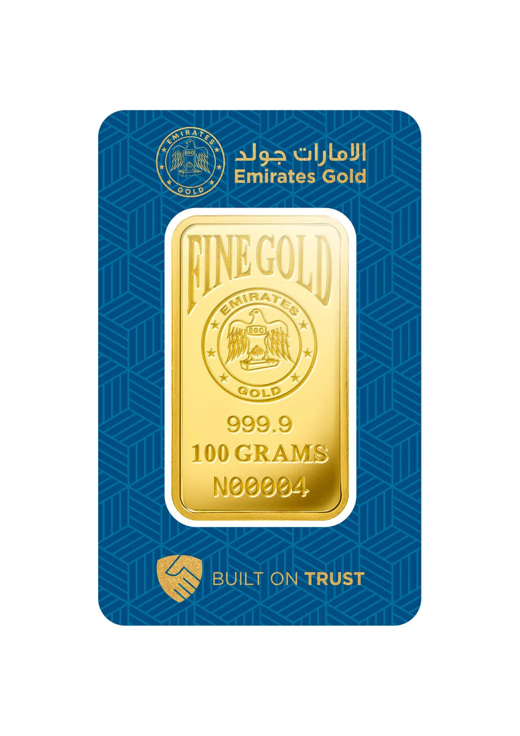 Emirates Gold 24K 100 Grams Gold Bar