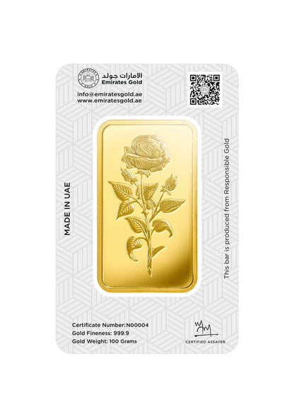 Emirates Gold 24K 100 Grams Gold Bar