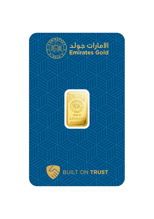 Emirates Gold 24K 2.5 Grams Gold Bar