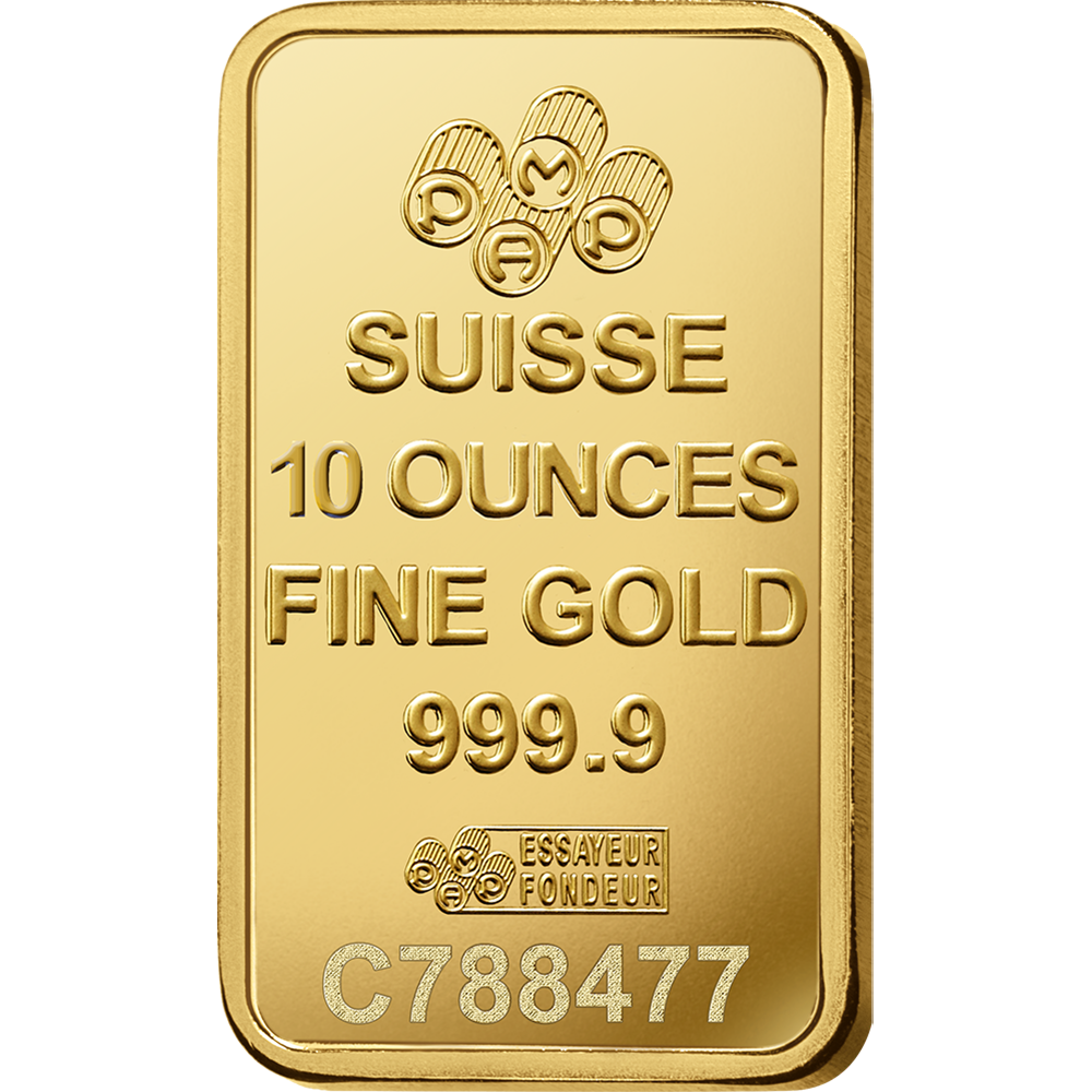 PAMP Fortuna Gold Ingot 10oz