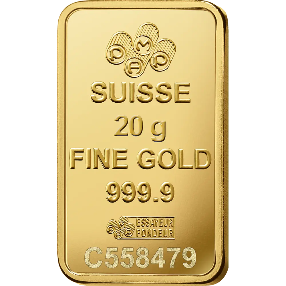 PAMP Fortuna Gold Ingot 20gm