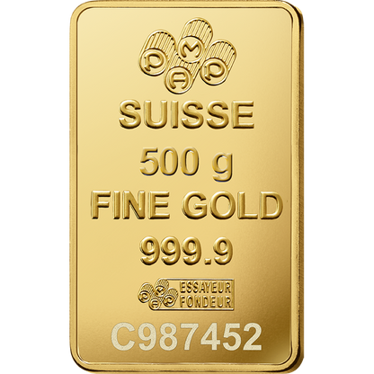 PAMP Fortuna Gold Ingot 500gm