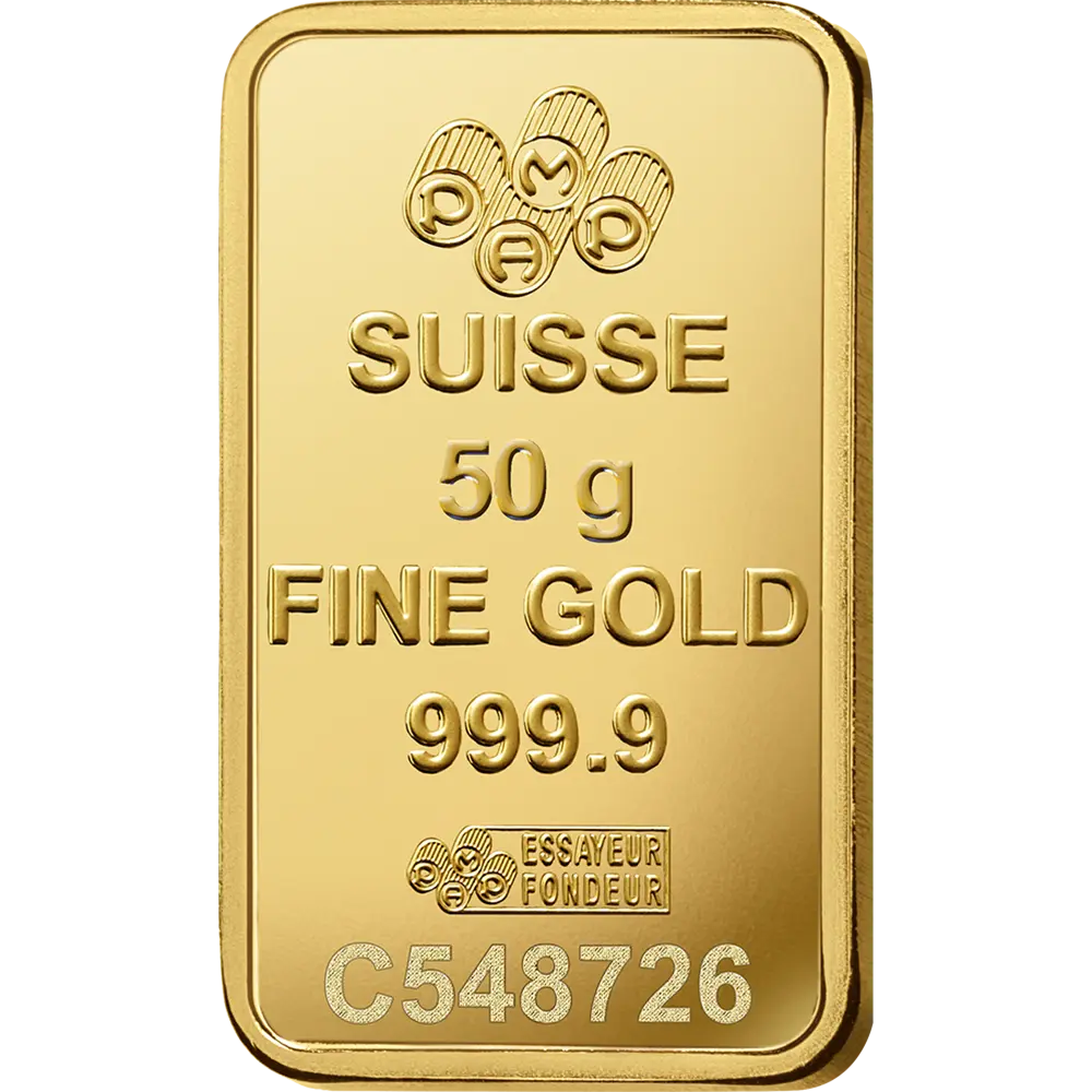 PAMP Fortuna Gold Ingot 50gm