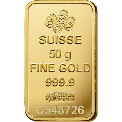 PAMP Fortuna Gold Ingot 50gm