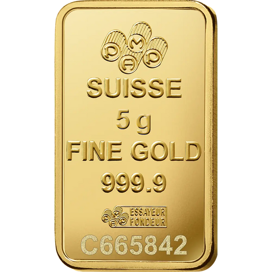 PAMP Fortuna Gold Ingot 5gm